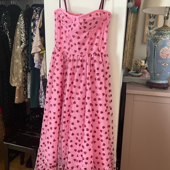 Lirika Matoshi Hearty Corset Midi Dress - Picture 4 of 4